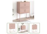 The Living Store Madia Rosa 68,5X38,5X107 Cm Acciaio