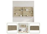Vetrina The Living Store Rovere Sonoma 100X8,5X50 Cm Materiale In Legno