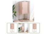 The Living Store Credenza Rosa 36X39X107 Cm Stahl