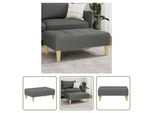 The Living Store Sgabello Grigio Scuro 77X55X31 Cm Tessuto