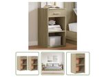 The Living Store Comodini 2 Pezzi Rovere Sonoma 35X34X65 Cm Materiale A Base Di Legno