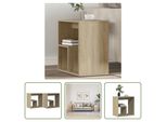 The Living Store Tavolini 2 Pz. Rovere Sonoma 50X30X50 Cm Materiale A Base Di Legno