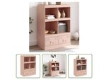 The Living Store Credenza Rosa 67X39X95 Cm Stahl