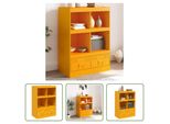 The Living Store Credenza Senfgelb 67X39X95 Cm Stahl