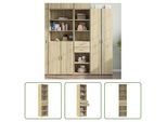 The Living Store Credenza Sonoma Rovere 45X42,5X185 Cm Materiale In Legno