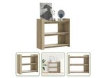 The Living Store Tavolo Consolle Rovere Sonoma 100X35X90 Cm Materiale A Base Di Legno