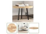 The Living Store Piano Tavolo Rotondo Ø60X4 Cm In Legno Massiccio Di Acacia