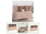 The Living Store Madia Rosa 100,5X39X79 Cm Acciaio Laminato A Freddo