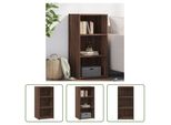 The Living Store Credenza Look Rovere Marrone 45X41X93 Cm Materiale A Base Di Legno