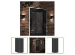 The Living Store Applique Da Esterno In Alluminio Pressofuso Nero
