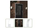 The Living Store Applique Da Esterno A Led Con Sensore In Alluminio Pressofuso Bianco