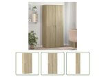 The Living Store Scarpiera Rovere Sonoma 80X39X178 Cm Materiale In Legno