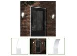 The Living Store Applique Da Esterno A Led In Alluminio Pressofuso Bianco