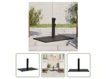 The Living Store Supporto Per Ombrellone Ø32/38/48 Mm Palo 15 Kg Rettangolare