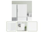 The Living Store Armadio A Muro Bianco 30X42,5X40 Cm Materiale Legno
