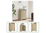 The Living Store Credenza Rovere Sonoma 45X35X75 Cm Materiale A Base Di Legno