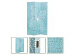 Divisorio Pieghevole 120 X 170 Cm Blu Farfalla The Living Store