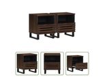 The Living Store Comodini 2 Pezzi 40X34X46 Cm In Legno Massiccio Di Mango