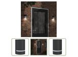 The Living Store Applique Da Esterno In Alluminio Pressofuso Nero