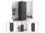 The Living Store Credenza Anthrazit 34,5X39X107 Cm Stahl