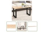 The Living Store Piano D'appoggio 90X40X1,7 Cm Rettangolare In Legno Di Pino Massiccio