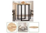 The Living Store Piano Tavolo Rotondo Ø70X4 Cm In Legno Massiccio Di Acacia