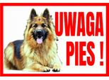 Avviso Cane Tedesco 250X175 Cartello Di Avvertimento - Pannello In Pvc