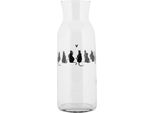 Clayre & Eef Karaffe 1000 Ml Vetro Trasparente Katzen