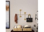 Wallity, Dama-A, Appendiabiti Da Parete E Ganci, Oro, Metallo, 82 X 60 X 10 Cm
