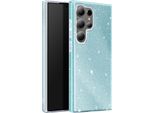 Avizar, Custodia In Silicone Scintillante Per Samsung S24 Ultra - Ultrasottile E Antiurto, Blu