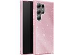 Avizar, Custodia In Silicone Scintillante Per Samsung S24 Ultra - Ultrasottile E Antiurto, Rosa
