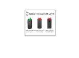 Custodia In Pelle Con Clip Da Cintura Per Nokia 110