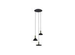 Nowodvorski Hermanos Lampadario A Sospensione 8030 Acciaio, Nero