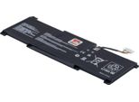 Batteria T6 Power Per Laptop Msi, Numero Di Parte BTY-M491, Li-Poly, 11,4 V, 4600 Mah (52,4 Wh), Nero