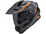 Scorpion ADF-9000 Air Feat Casco Da Motocross, Nero Opaco/Argento, Xl (60/61)