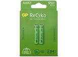 Gp Batteries 120100AAAHCE-C2 1X2 Gp Recyko Nimh Akkus Aaa 950Mah, Ready To Use
