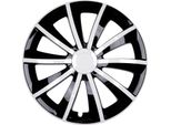 4X Set Di Coprimozzi Premium Design Gral 14 Inch In Bianco/Nero