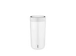 Stelton To Go Click Becher, Trinkbecher, Cup, Edelstahl, Kunststoff, Chalk, 400 Ml, 685-3