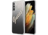 Guess Guhcs21Mpcuglsbk S21+ G996 Czarny/Nero Hardcase Glitter Gradient Script