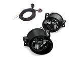 2X Fendinebbia Vetro Chiaro Nero H3 Lampadine + Cablaggio Per Vw Polo 9N 01-05