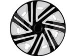 4X Coprimozzi Premium Modello: Cyrkon Bianco / Nero