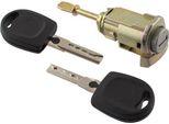 Cilindro Serratura Porta Anteriore Destra + 2X Chiavi Per Vw Lupo / Seat Arosa