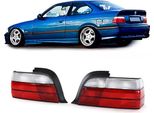 Fanali Posteriori In Rosso/Bianco Per Bmw Serie 3 E36 Coupé Cabrio