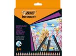 Bic - Matita Acquerello Intensity, Confezione Da 24 Pezzi