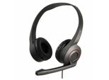 Ngs Auricolare Gaming Cablato Stereo Sovraurale Con Microfono Nero Per Xbox Playstation Pc