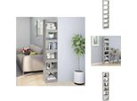 Vidaxl Libreria/Divisorio Grigio Cemento 40X30X198 Cm - Librerie E Scaffalature