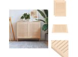 Vidaxl Armadio Ante A Doghe Design 2 Pezzi 69X49,4 Cm Legno Massiccio - Ante Armadio