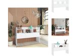 Vidaxl Credenza Bianca 105X30X70 Cm In Legno - Credenze
