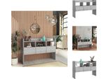 Vidaxl Credenza Grigio Cemento 105X30X70 Cm Materiale Legno - Credenze