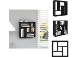 Vidaxl Mensola A Muro Nera 45,1X16X45,1 Cm Materiale A Base Di Legno - Mensole A Muro
